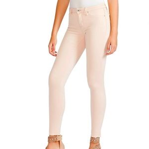 Jessica Simpson Women's Kiss Me Super Skinny Light Pink Jeans
